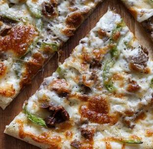 Cheese Steak Pizza